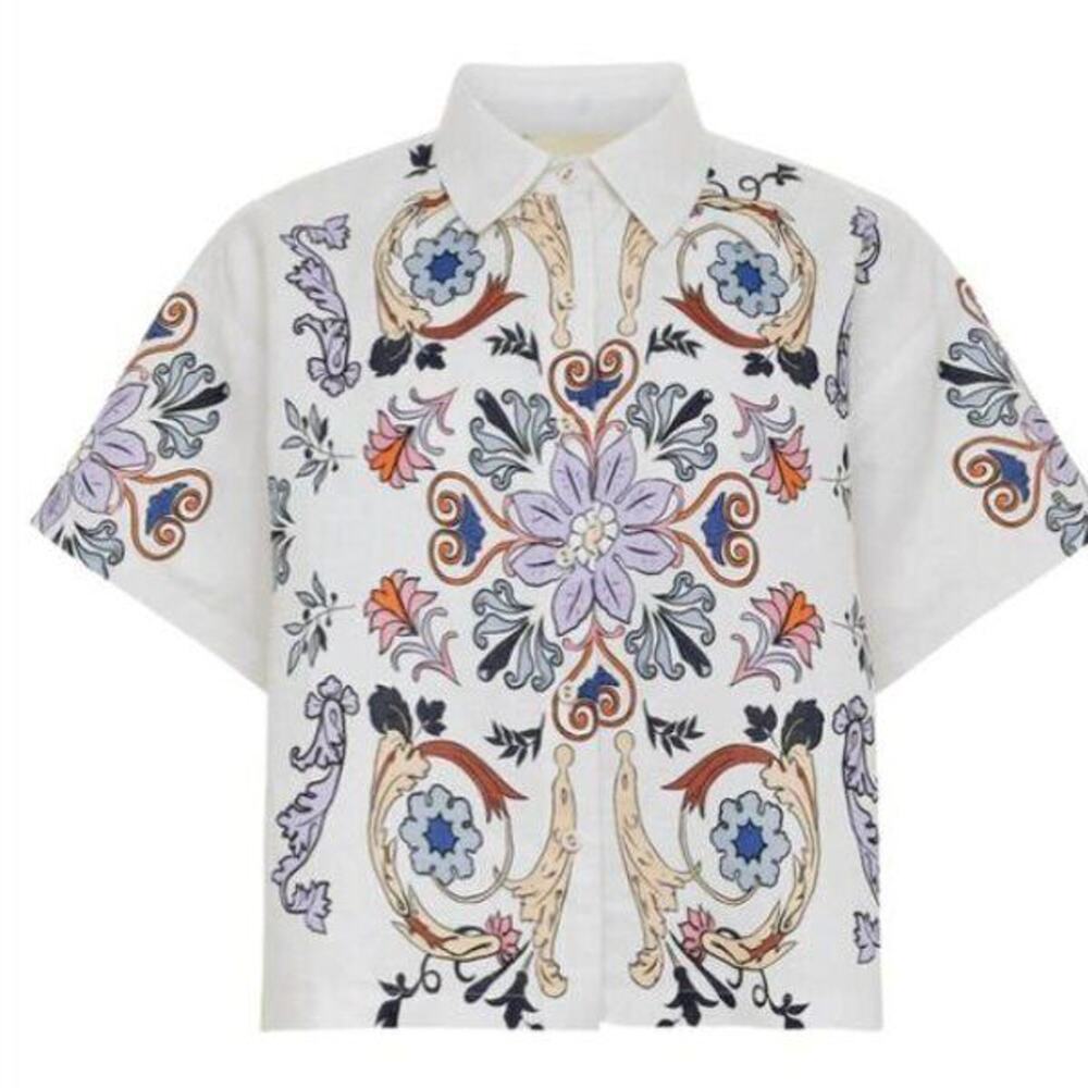 Floral Patterned Blouse - Multicolor - Picture 10 of 10